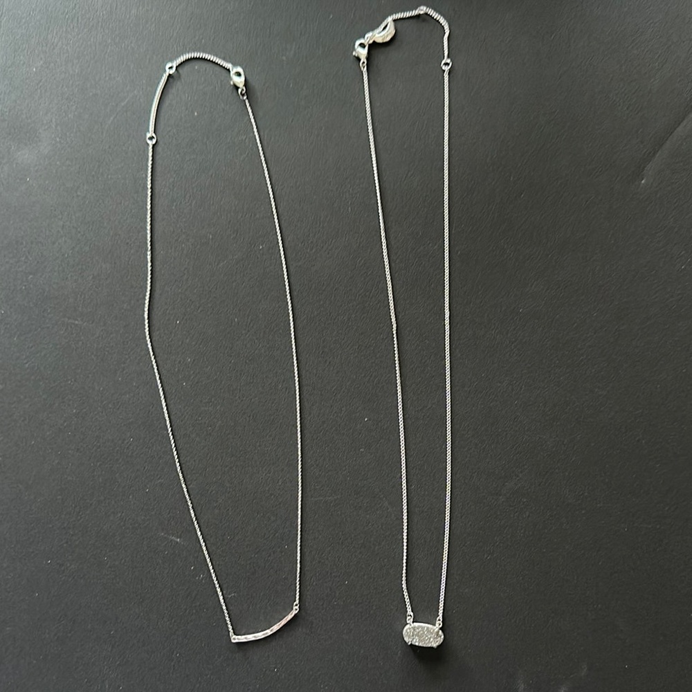 LUNA NORTE Silver Plated Brass Necklace Set